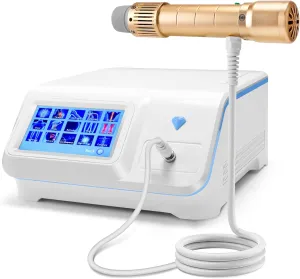Shockwave Therapy Machine,Extracorporeal Shockwave Therapy Machine,Shockwave Deep Muscle Massager for Pain Relief Muscle Relaxed（White）