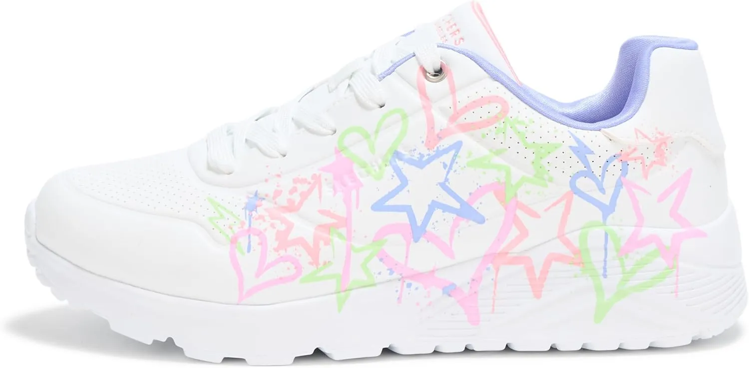 Skechers Girl's Uno Lite-My Drip Sneaker