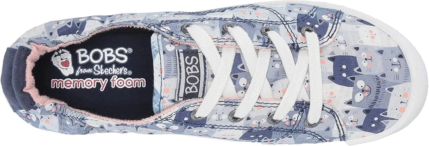 Skechers Women's Beach Bingo-Kitty Concert Sneaker
