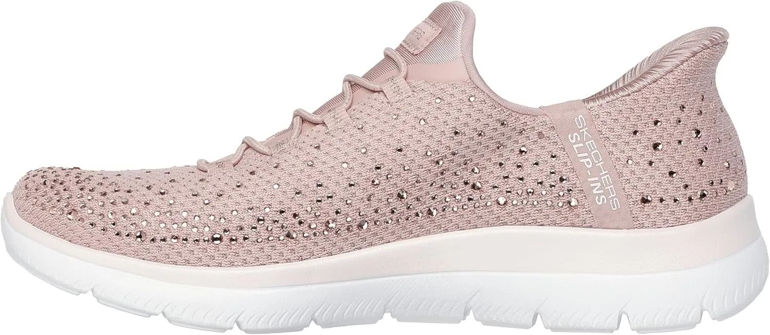 Skechers Women's Summits-Brilliant Shine Hands Free Slip-ins Sneaker