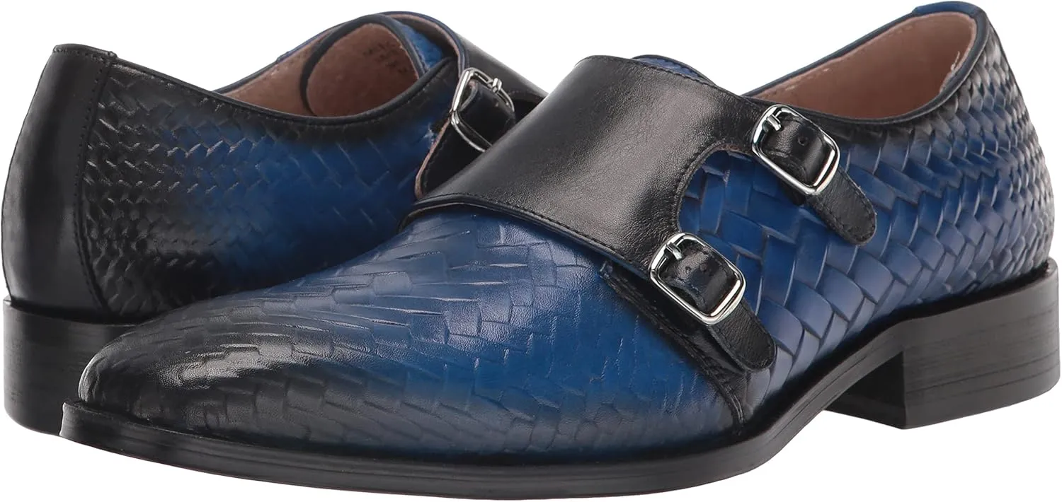 STACY ADAMS Men's Torrance Double Monk Strap Loafer