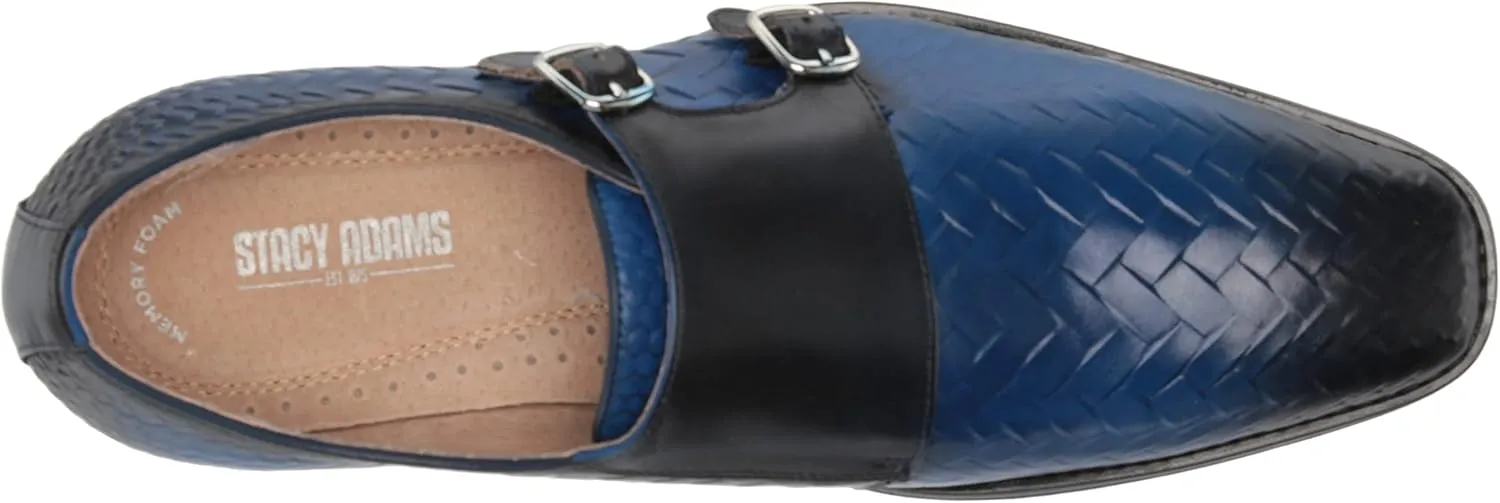 STACY ADAMS Men's Torrance Double Monk Strap Loafer