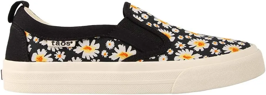 Taos Rubber Soul Slip-On Women's Sneaker - Fresh and Clean Canvas Design with Effortless Style, Removable Footbed and Arch Support - Elevated Comfort for All-Day Fashion
