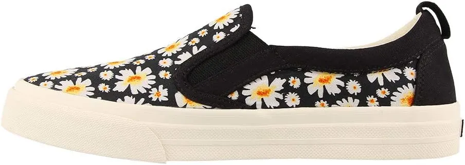 Taos Rubber Soul Slip-On Women's Sneaker - Fresh and Clean Canvas Design with Effortless Style, Removable Footbed and Arch Support - Elevated Comfort for All-Day Fashion