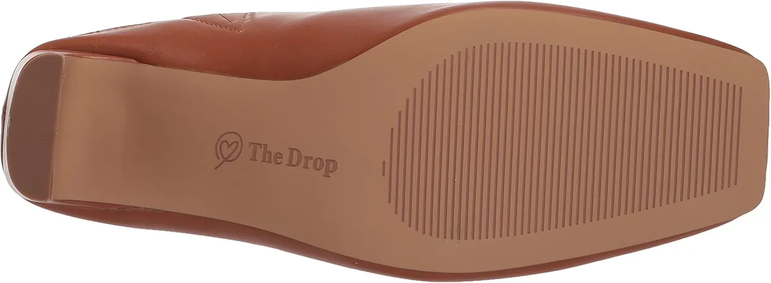 The Drop Women's Avena Square-Toe Block-Heel Mule