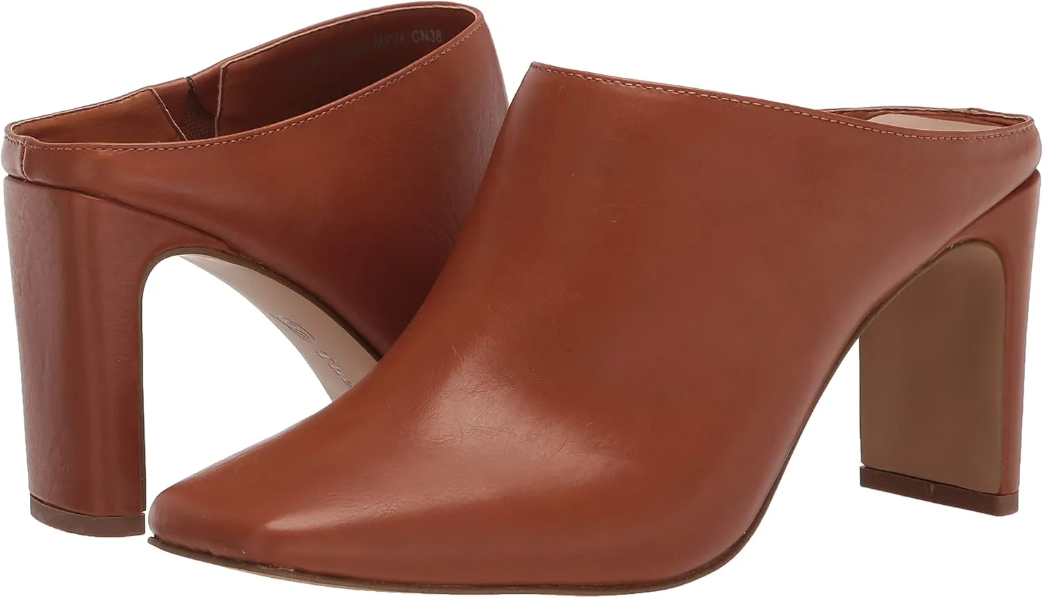 The Drop Women's Avena Square-Toe Block-Heel Mule