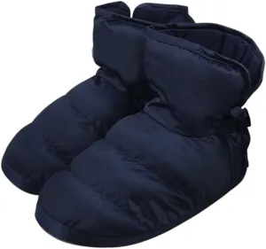TINAYAUE Men Women Waterproof Indoor Slippers Thermal Down Full Mule Slippers Ankle Boots Bootie Slip-on Warm Clog Shoes Footwear
