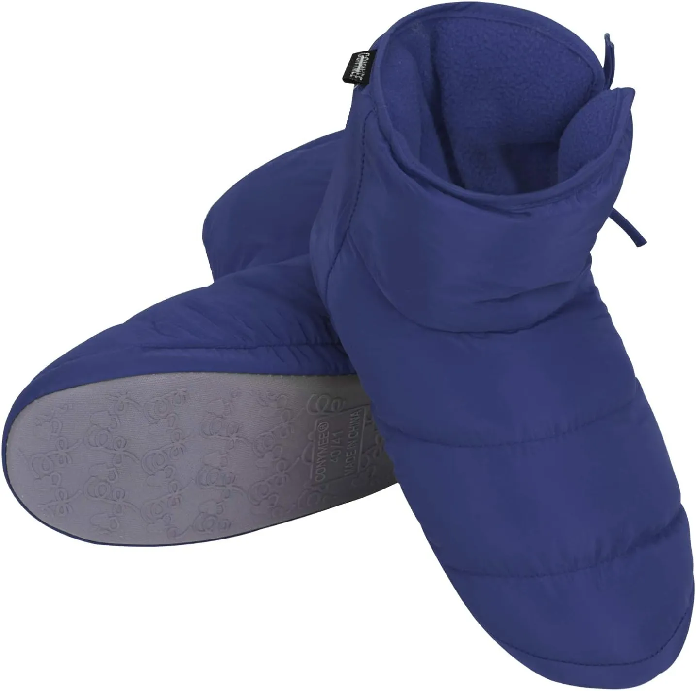 TINAYAUE Men Women Waterproof Indoor Slippers Thermal Down Full Mule Slippers Ankle Boots Bootie Slip-on Warm Clog Shoes Footwear