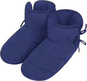 TINAYAUE Men Women Waterproof Indoor Slippers Thermal Down Full Mule Slippers Ankle Boots Bootie Slip-on Warm Clog Shoes Footwear