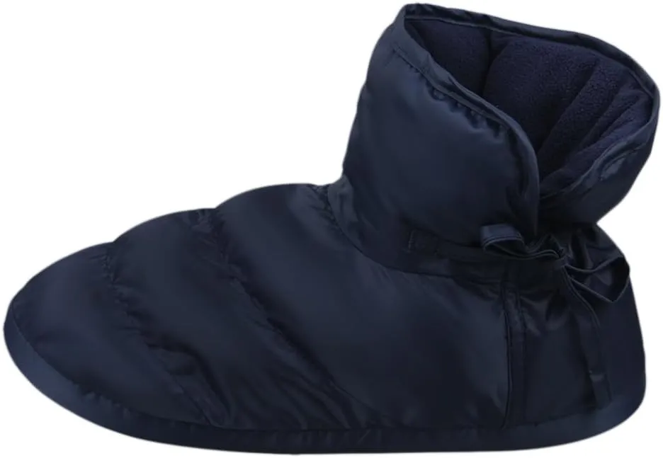 TINAYAUE Men Women Waterproof Indoor Slippers Thermal Down Full Mule Slippers Ankle Boots Bootie Slip-on Warm Clog Shoes Footwear
