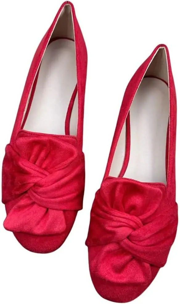 TN TANGNEST Women Fashion Pointed Toe Dress Shoes Comfortable Flat Ballet Shoes