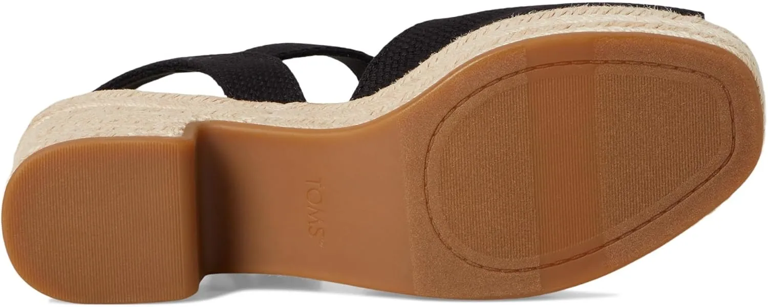 TOMS Women's Isla Peep Toe Heeled Sandal