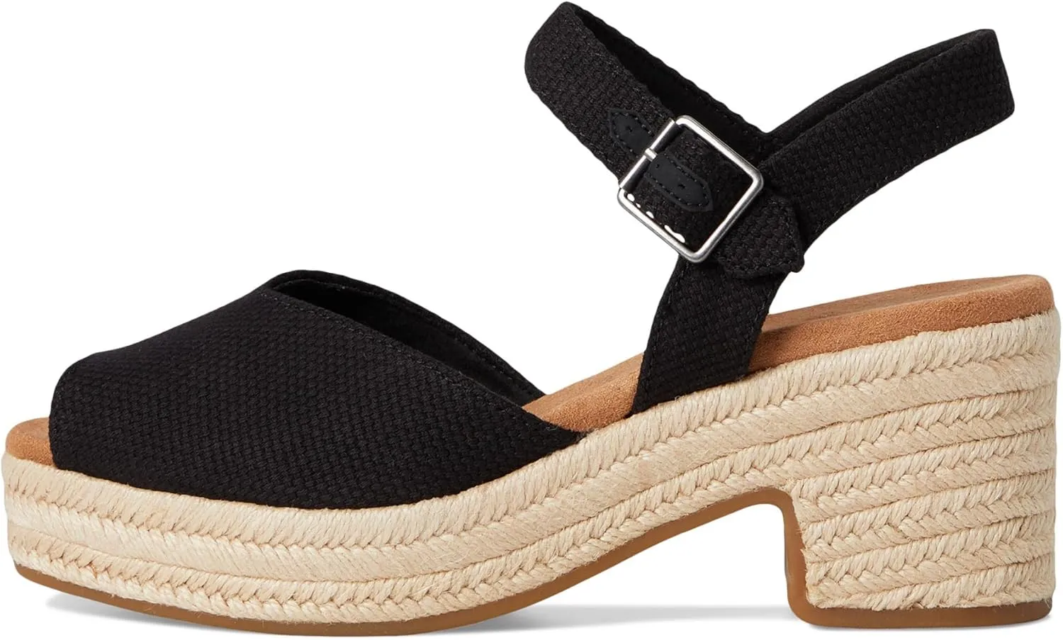 TOMS Women's Isla Peep Toe Heeled Sandal
