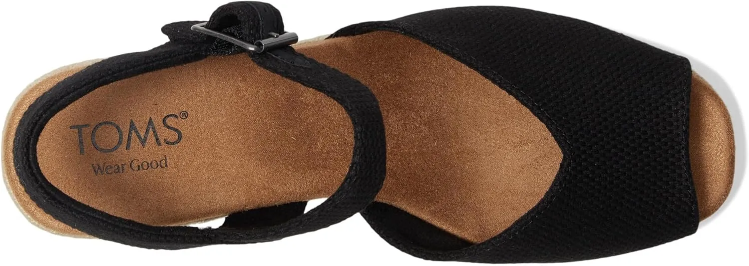 TOMS Women's Isla Peep Toe Heeled Sandal