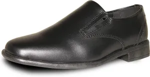 VANGELO Boy Kid Dress Shoe Oxford Lace Up Loafer Slip On Tuxedo Shoes for Prom, Uniform, Wedding Formal Events Size from Toddler to Big Kid