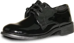 VANGELO Boy Kid Dress Shoe Oxford Lace Up Loafer Slip On Tuxedo Shoes for Prom, Uniform, Wedding Formal Events Size from Toddler to Big Kid