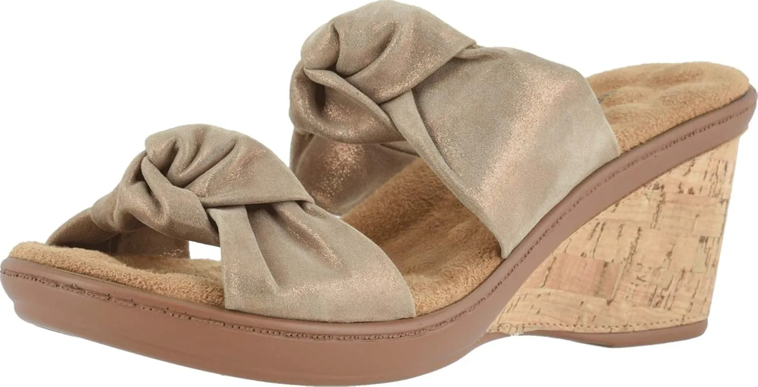 Walking Cradles Louisa Cipria Metallic Suede 5.5 M (B)