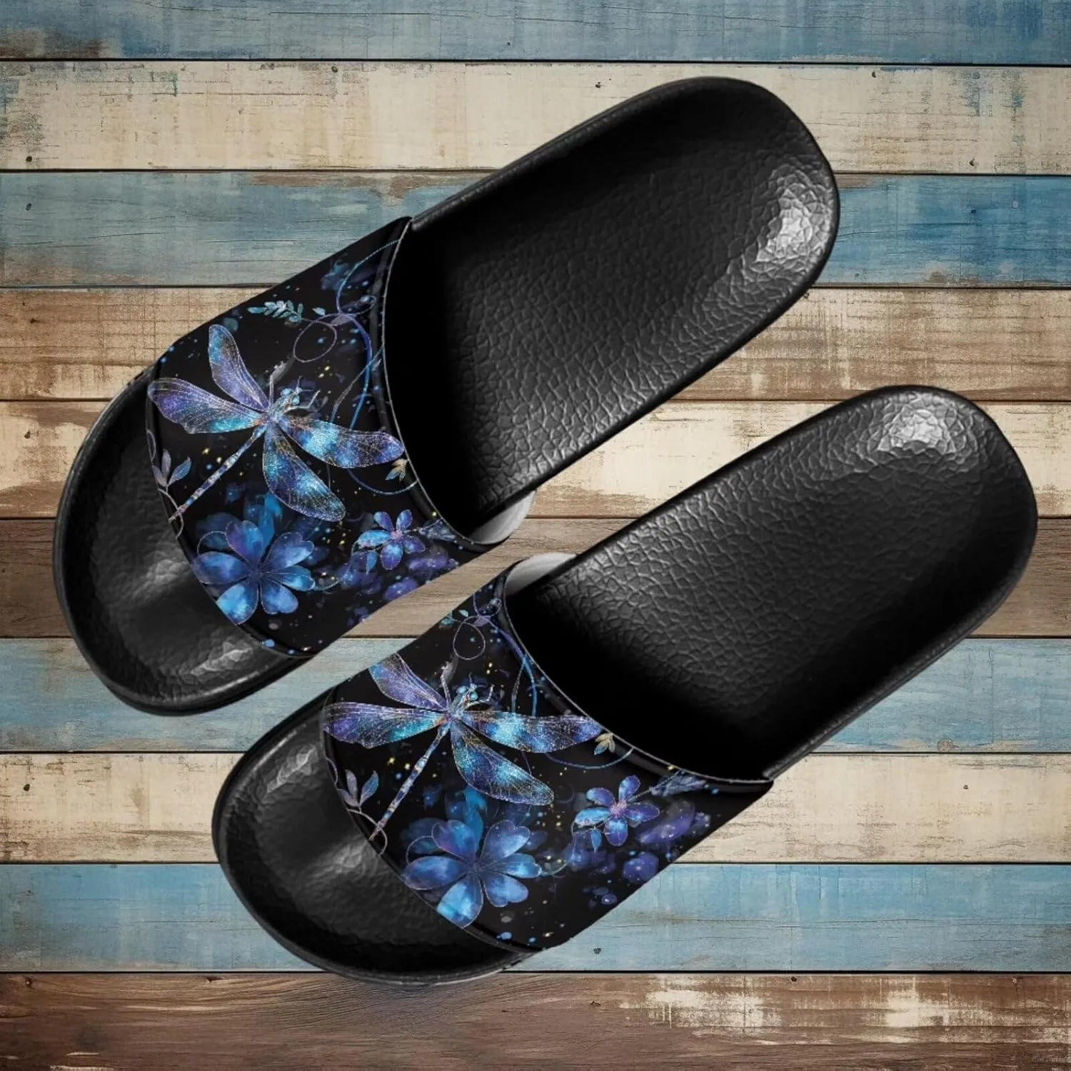 Women Slippers Slide Sandals Non-Slip Open Toe Sandal for Home Beach Casual Footwear