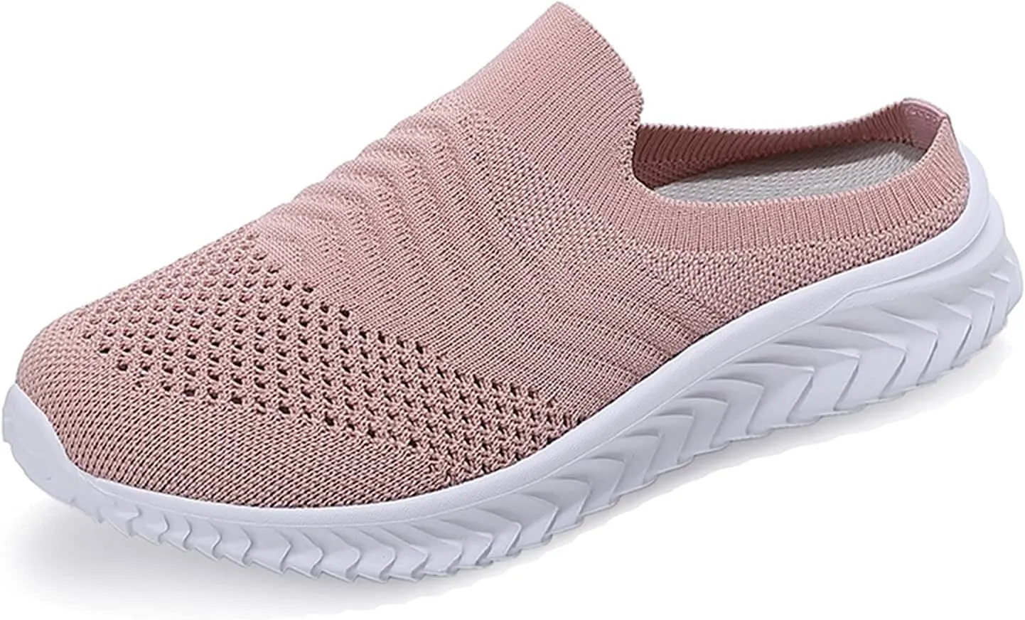 Women's Backless Slip on Mesh Sneakers Shoes Mens Running Shoes Walking Women's Casual Shoes Black Platform Sneaker Tennis Shoe Loafers Casual Slip On