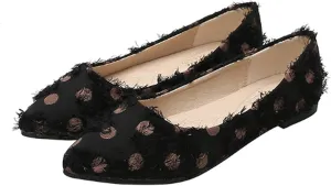 Women's Fashion Pointed Toe Ballets Flat Shoes Casual Simple Slip on Walking Driving Shoes