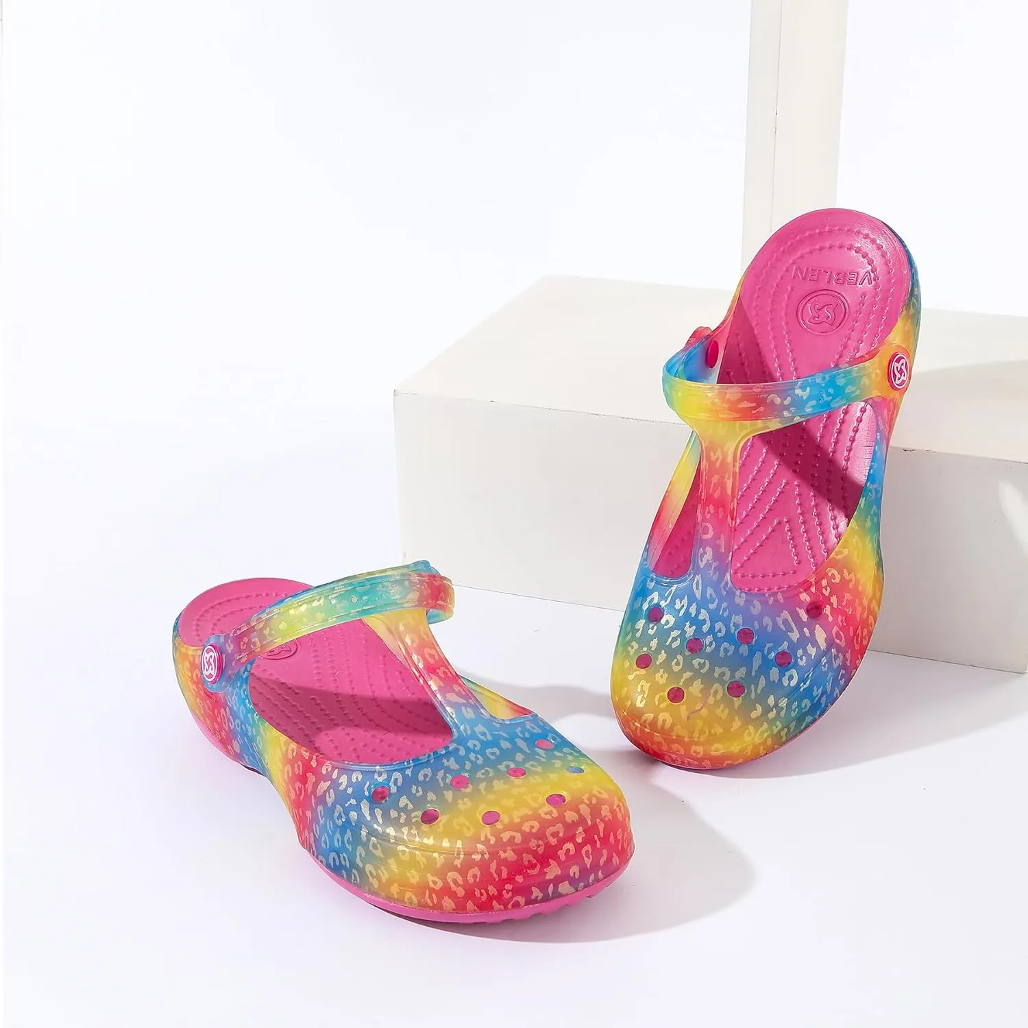 Women's Garden Clogs, Non Slip Platform Mules and Clogs Jelly Hole Shoes