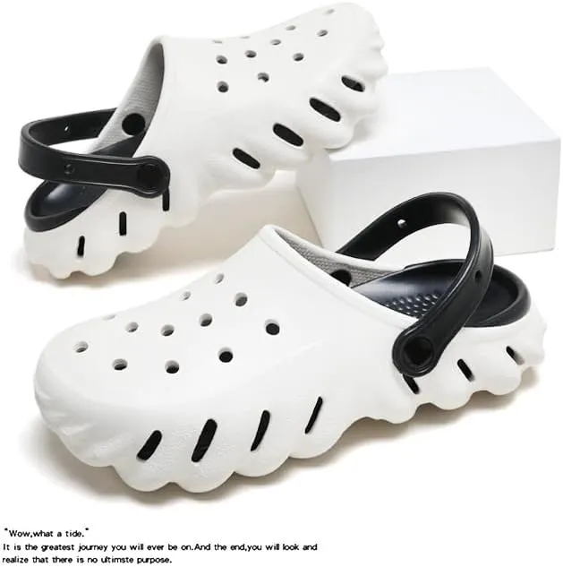 Women's Men's Garden Sandals Outdoor Beach Shoes Casual Slippers Outdoor Trendy Men's Beach Shoes Lightweight Comfortable Breathable Waterproof