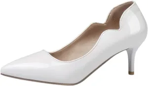 ZSQBQ Women Fashion Court Shoes Wedding Party Stilettos Pumps Pointed Toe Prom Classic Casual High Heels
