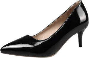 ZSQBQ Women Fashion Court Shoes Wedding Party Stilettos Pumps Pointed Toe Prom Classic Casual High Heels